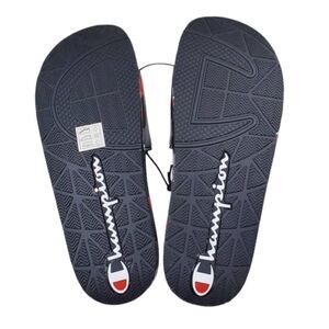 Champion Youth Size 6 Black and Red IPO Camo Slides Sandals